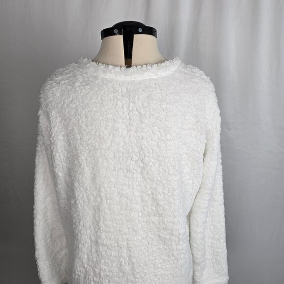 Unbranded Button Down Cardigan Women's M Snowy White Pockets Soft NWOT - Picture 6 of 13